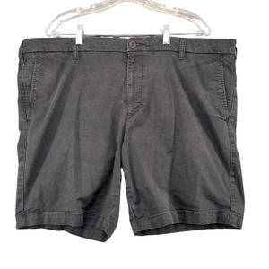 Dockers Mens Supreme Flex Ultimate Chino Shorts Black Size 44 Cotton Blend